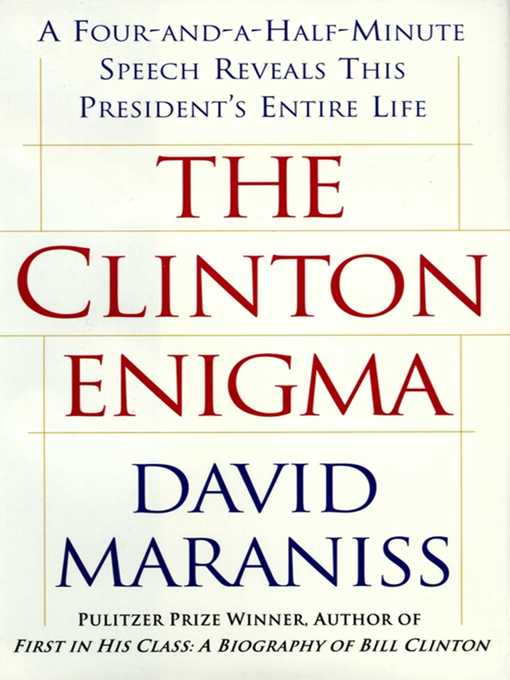 Cover image for The Clinton Enigma